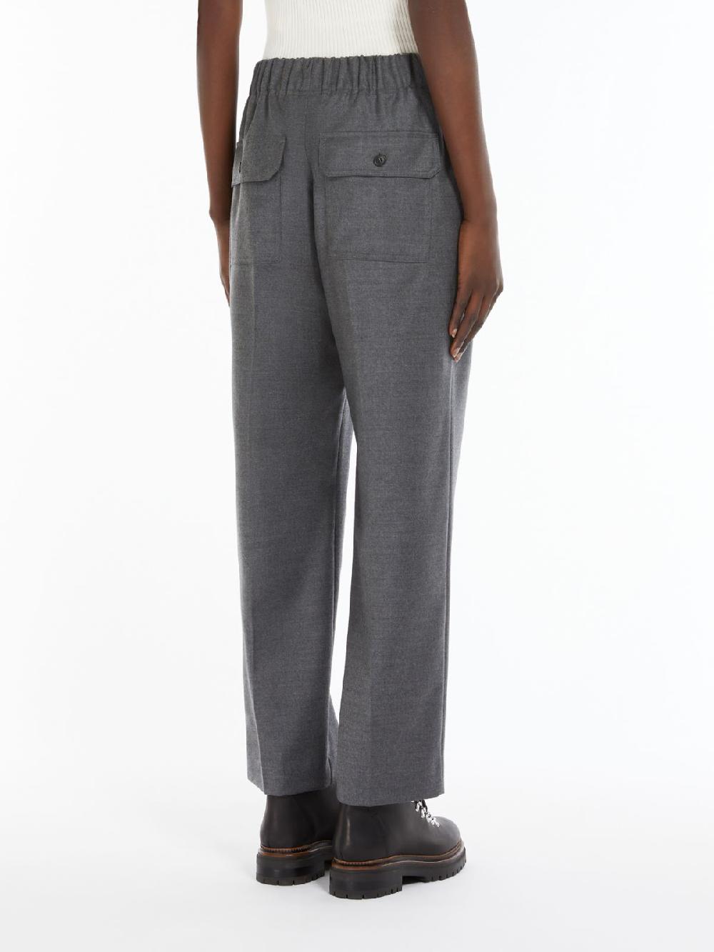Weekend Pantalone comfort in flanella In Vendita