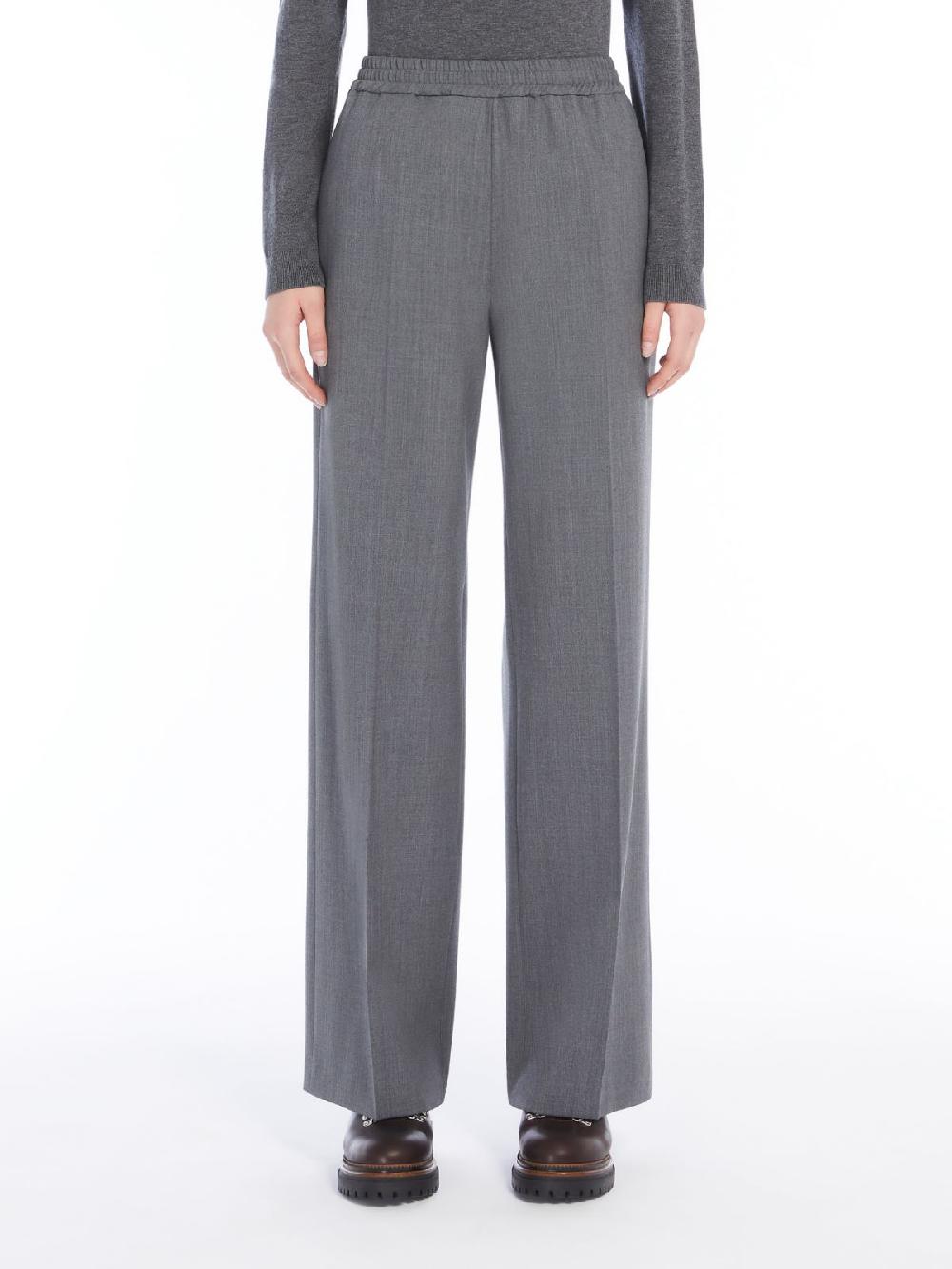 Weekend Pantalone in gabardina di lana Saldi