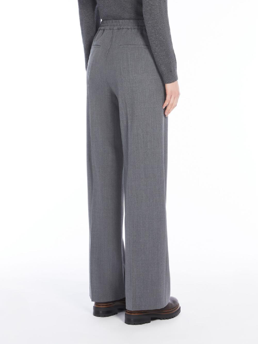 Weekend Pantalone in gabardina di lana Saldi