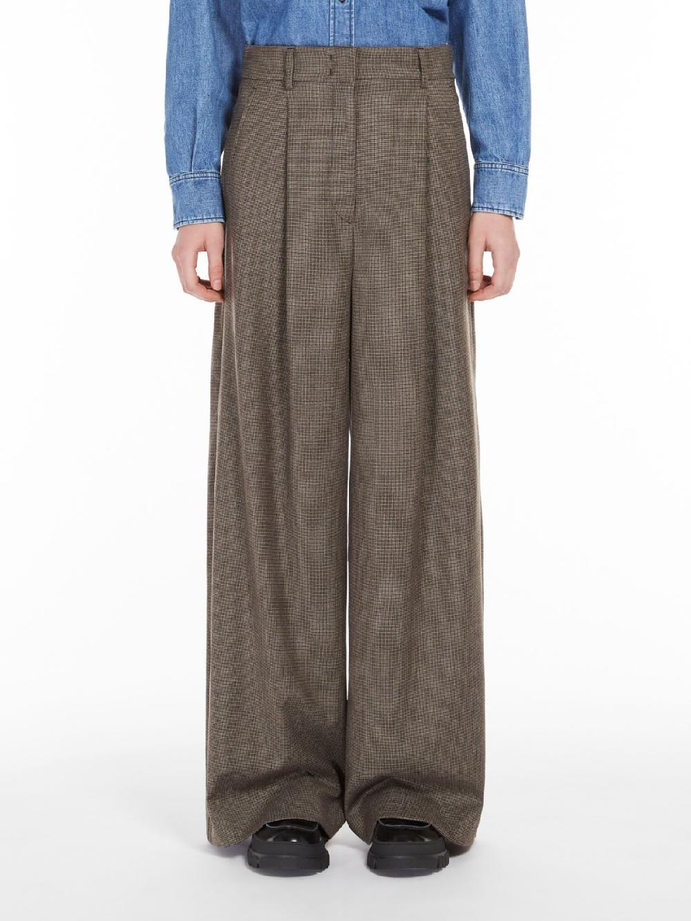 Weekend Pantalone palazzo in flanella di lana Hotsell
