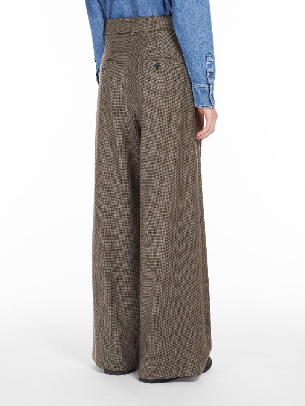 Weekend Pantalone palazzo in flanella di lana Hotsell