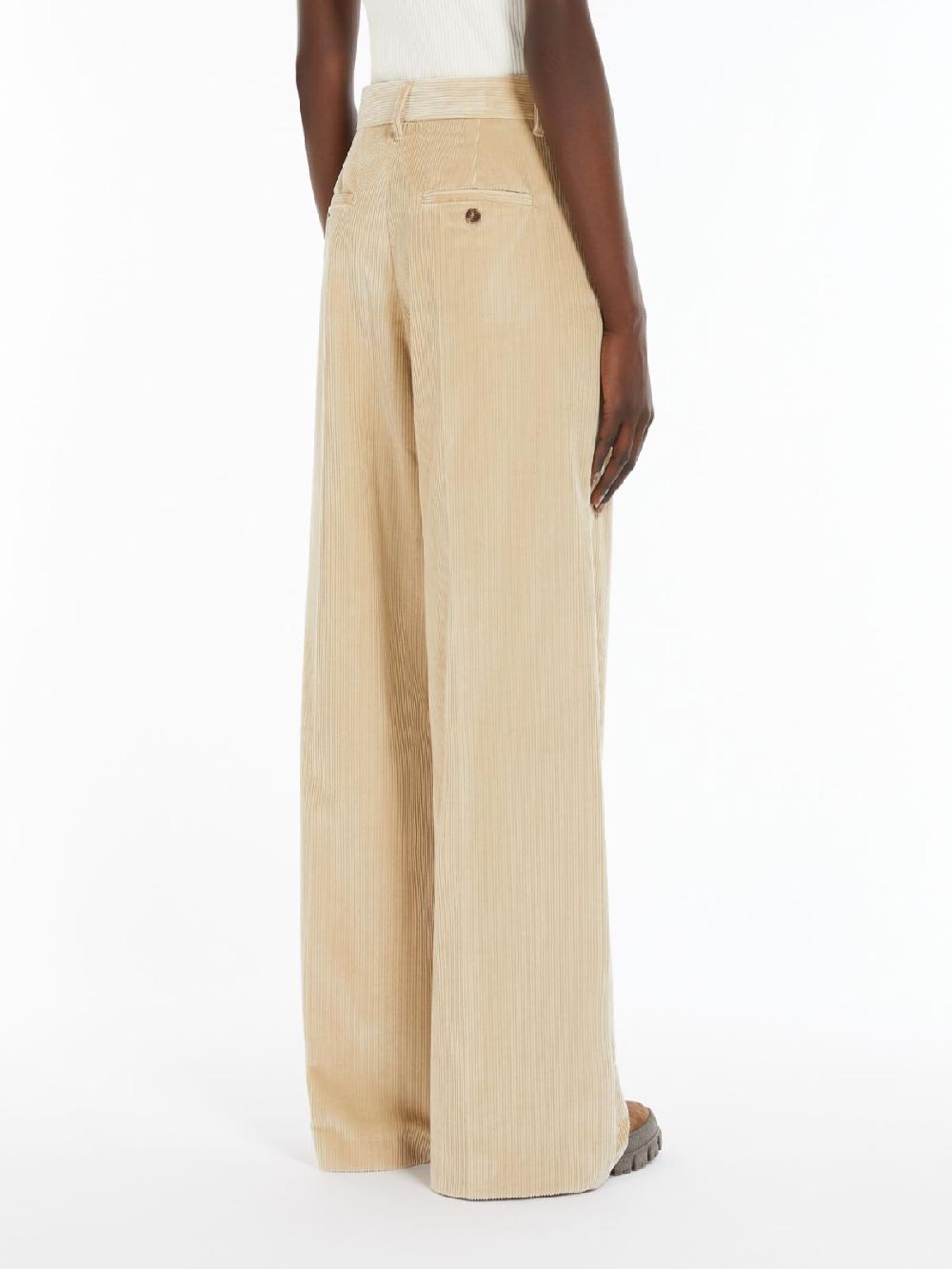 Weekend Pantalone wide leg in velluto Saldi Di Fabbrica
