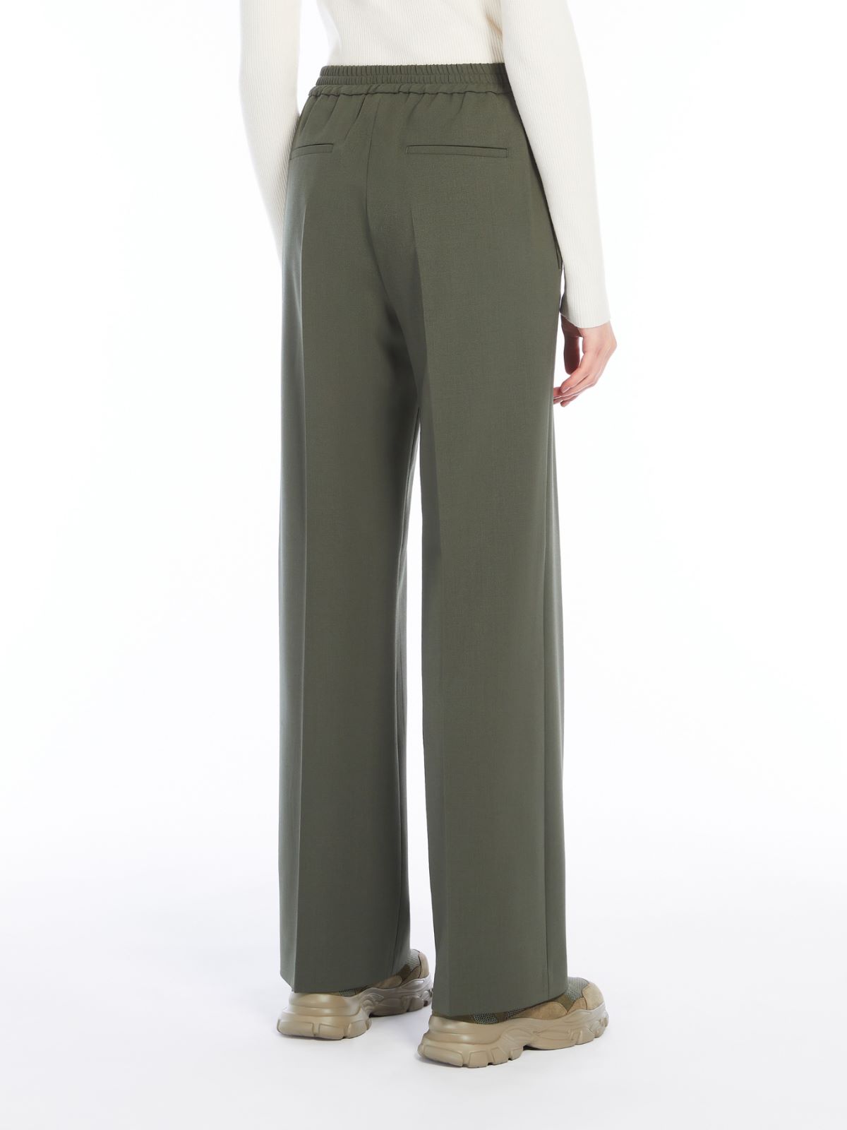 Weekend Pantalone in gabardina di lana Negozio