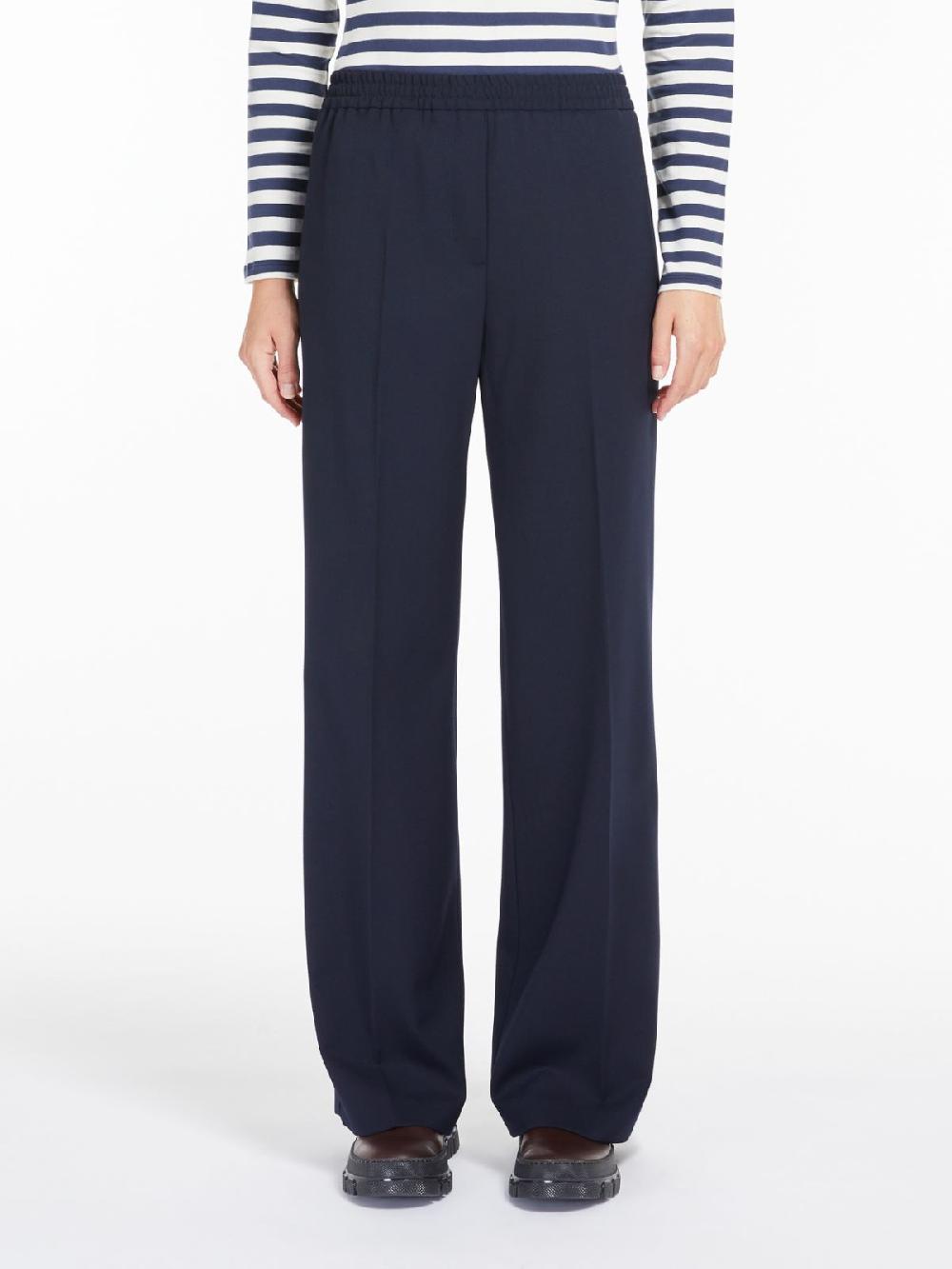Weekend Pantalone in gabardina di lana In Saldo