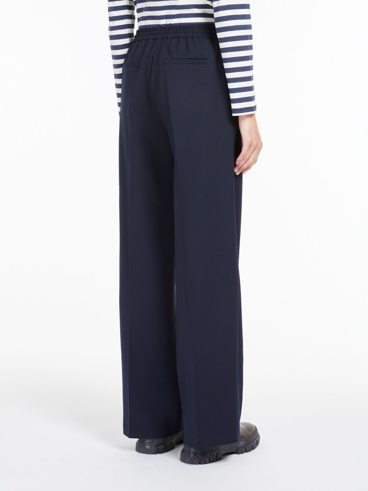 Weekend Pantalone in gabardina di lana In Saldo