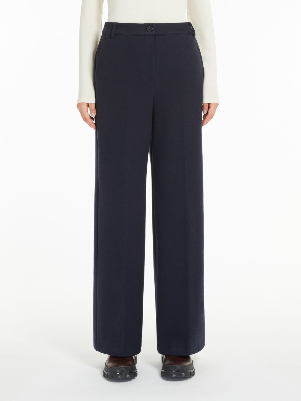 Weekend Pantalone in flanella jacquard Moda