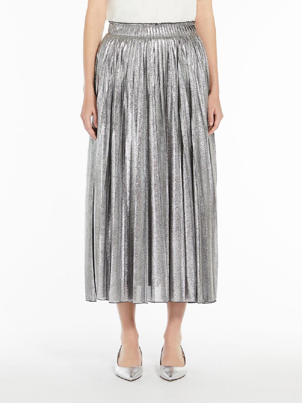 Weekend Gonna lunga in georgette laminata 2025