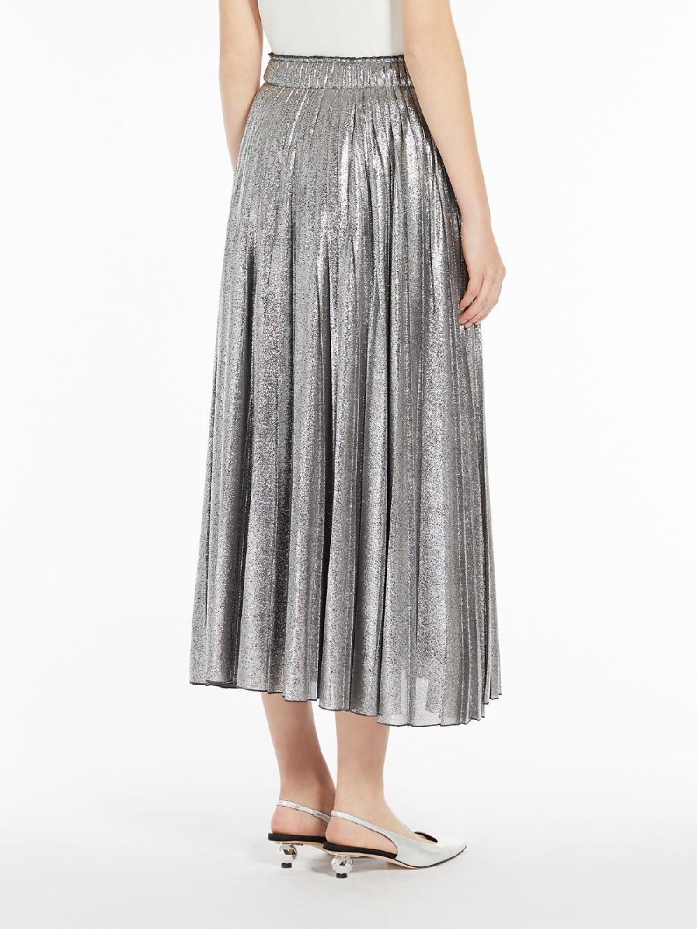 Weekend Gonna lunga in georgette laminata 2025