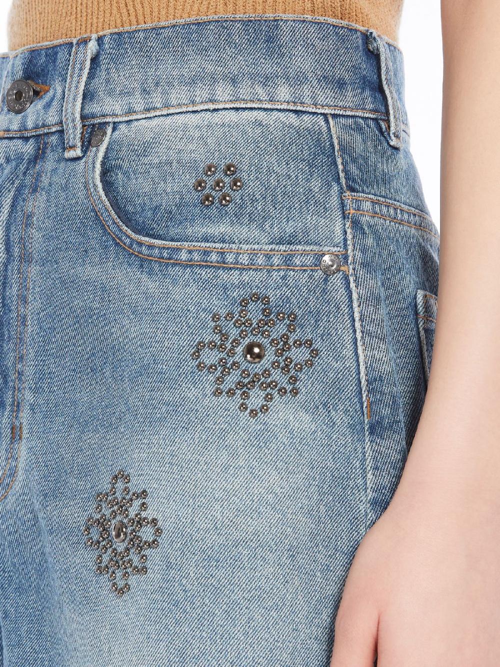 Weekend Minigonna in denim con borchie Affare Del Giorno