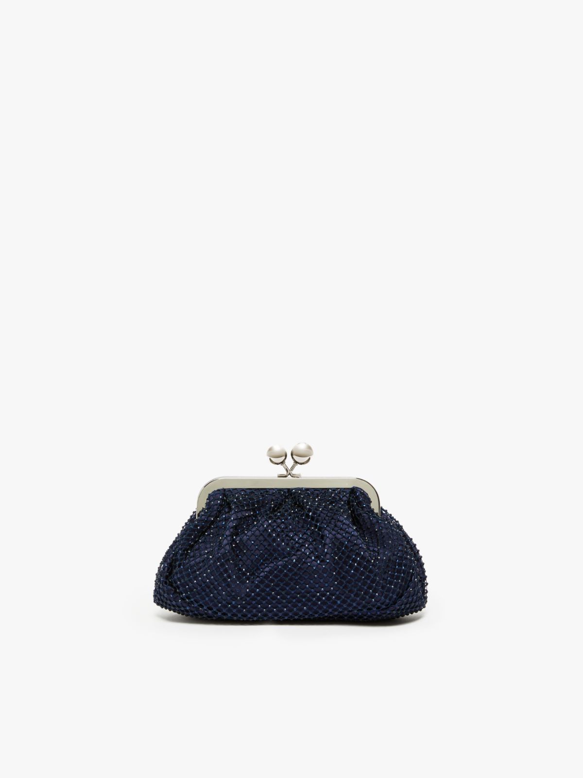 Weekend Pasticcino Bag Small in rete e strass In Linea
