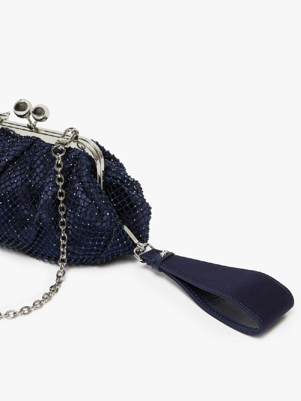 Weekend Pasticcino Bag Small in rete e strass In Linea