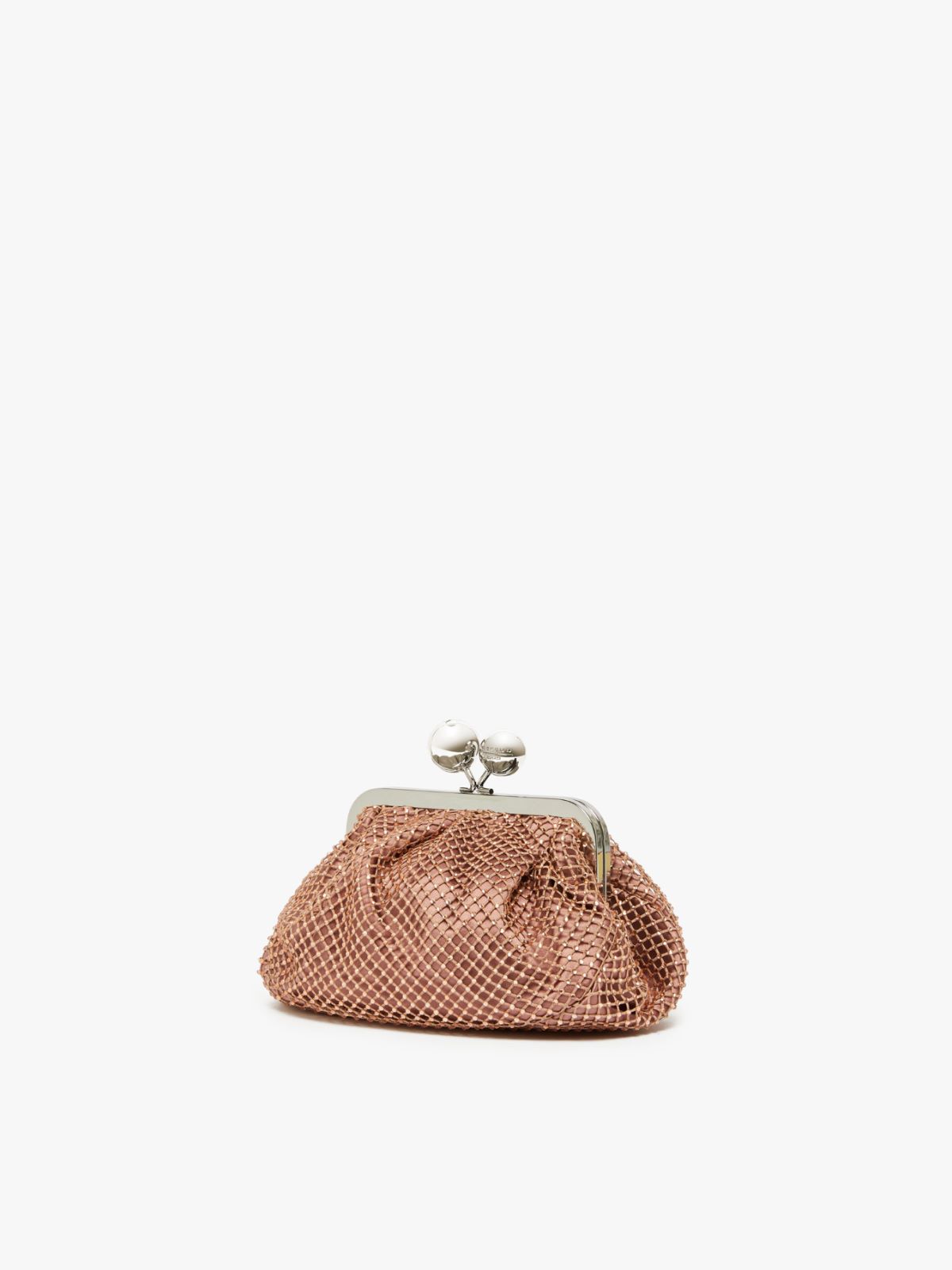 Weekend Pasticcino Bag Small in rete e strass Nuovo