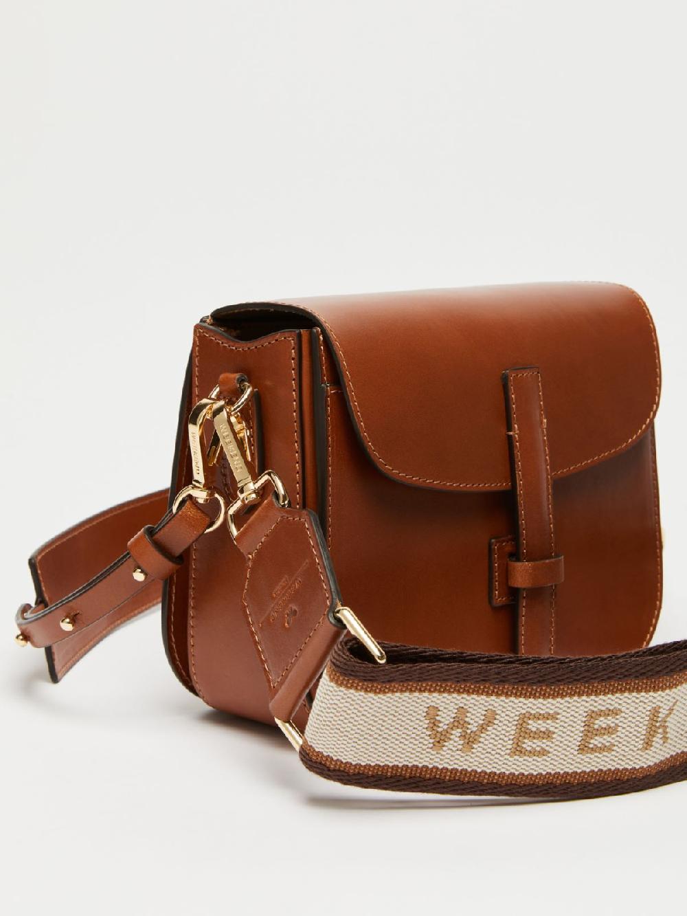 Weekend Borsa a tracolla piccola in cuoio Prezzo Ridotto
