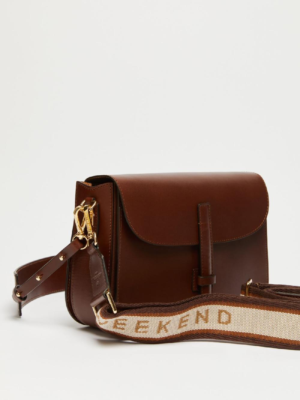 Weekend Borsa a tracolla in cuoio Novità