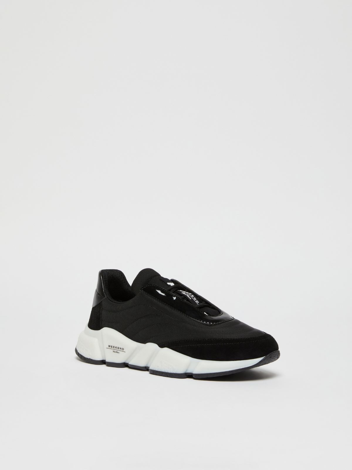 Weekend Running in nylon vernice e pelle Nuovo