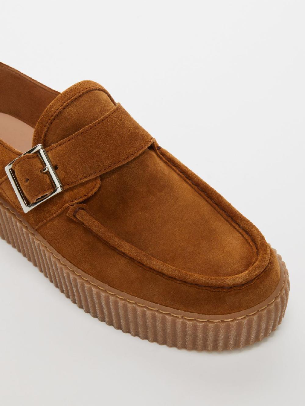 Weekend Mocassino Monk Strap in crosta Qualità Garantita