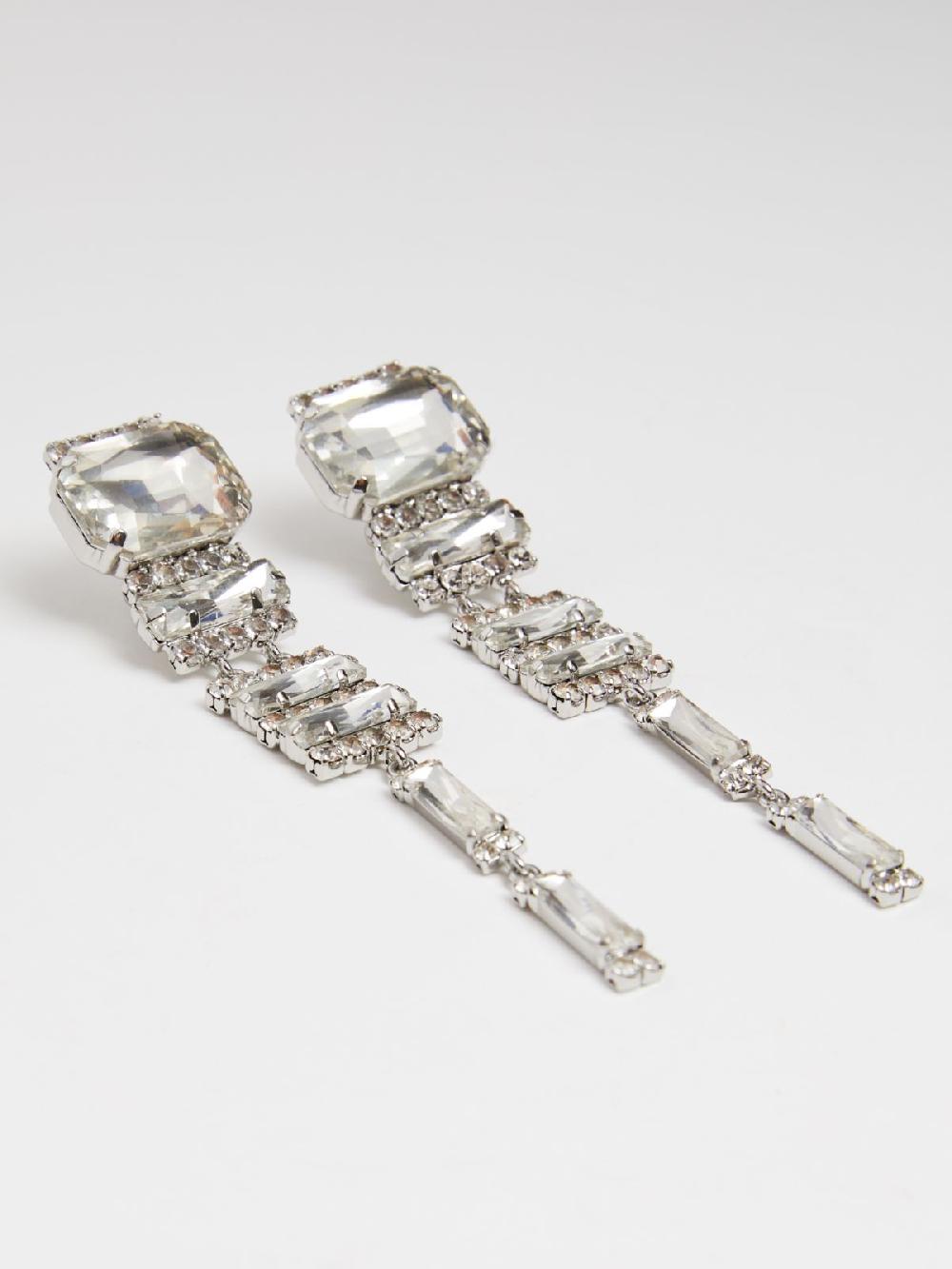 Weekend Orecchini pendenti con strass Prezzo Ridotto