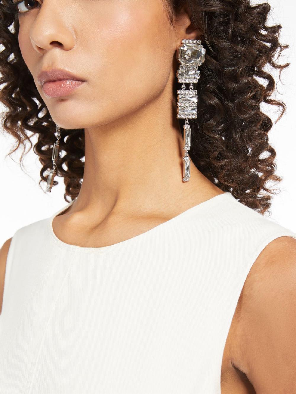 Weekend Orecchini pendenti con strass Prezzo Ridotto