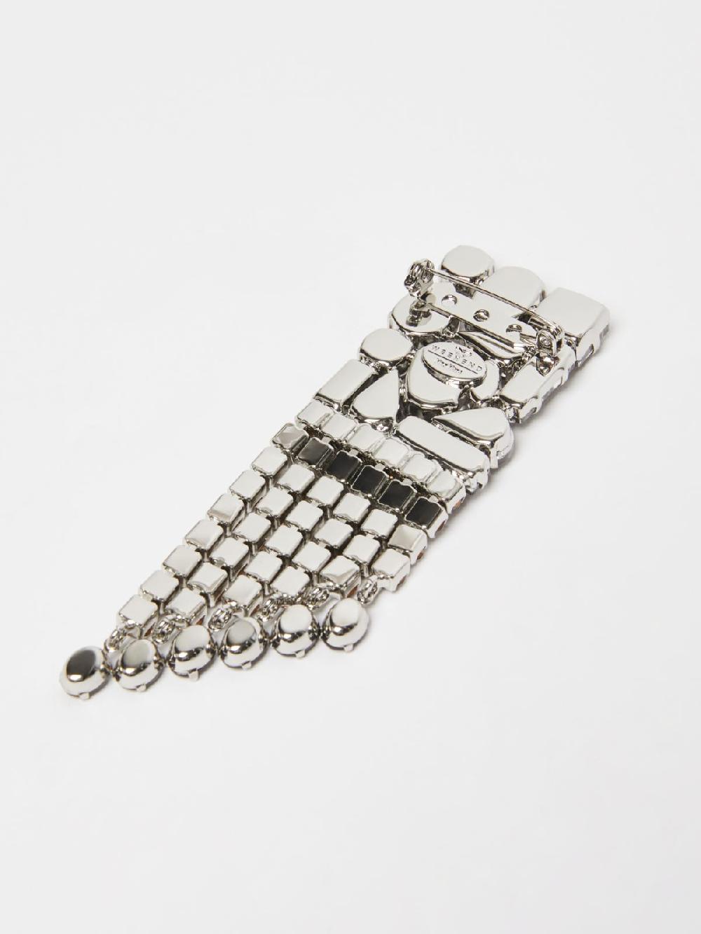 Weekend Spilla in metallo e strass Offerta