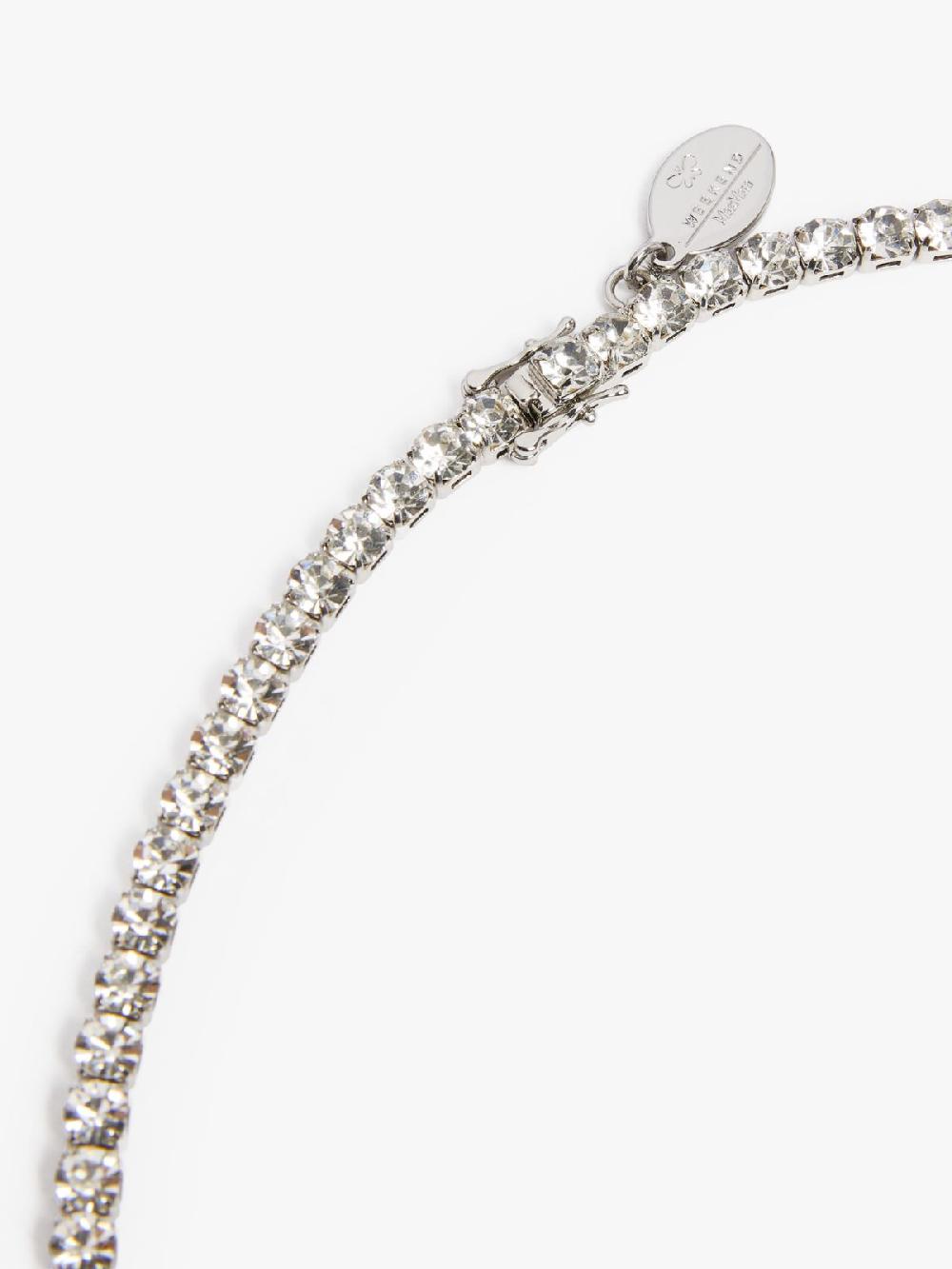 Weekend Collana tennis con strass Online