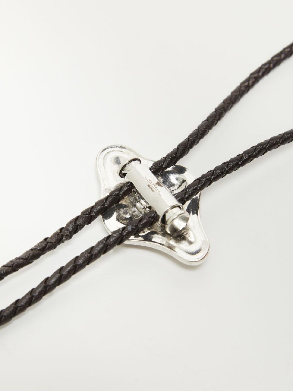 Weekend Collana bolo in tessuto spalmato Nuovo