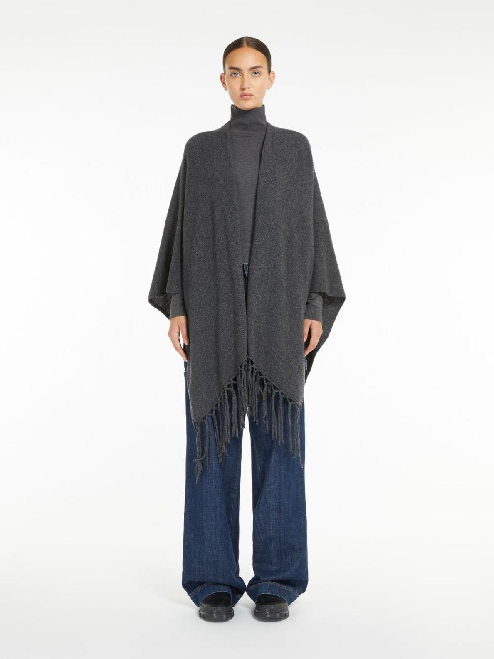 Weekend Poncho in pura lana Soddisfazione Garantita