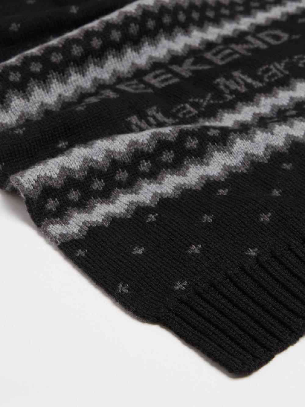 Weekend Sciarpa in lana jacquard Negozio