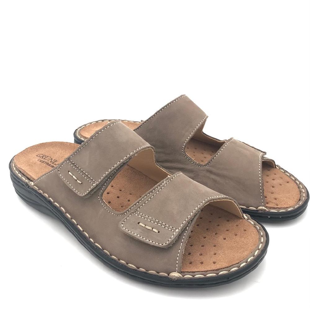 Zulian Calzature Ciabatta Lino kaki In Saldo