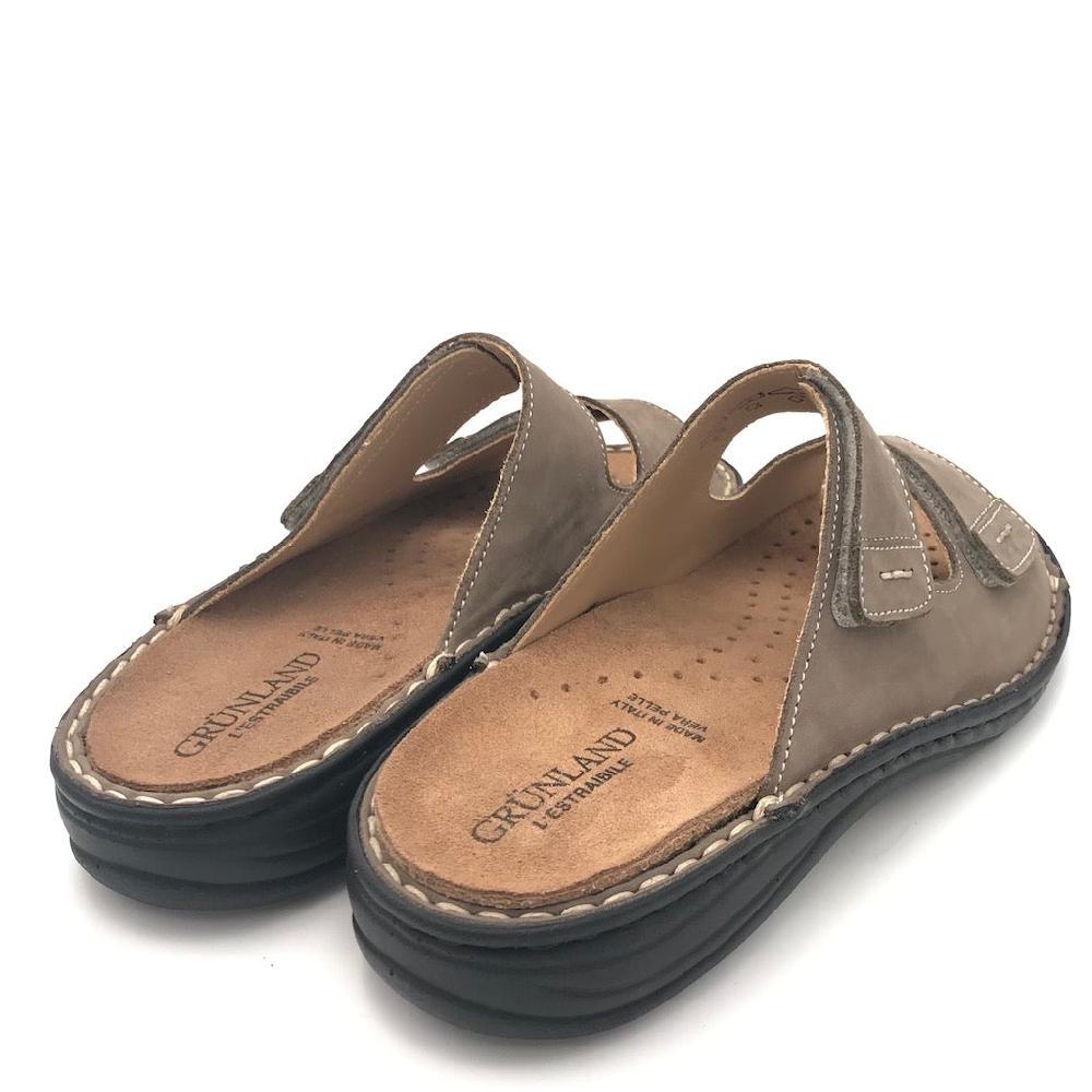 Zulian Calzature Ciabatta Lino kaki In Saldo