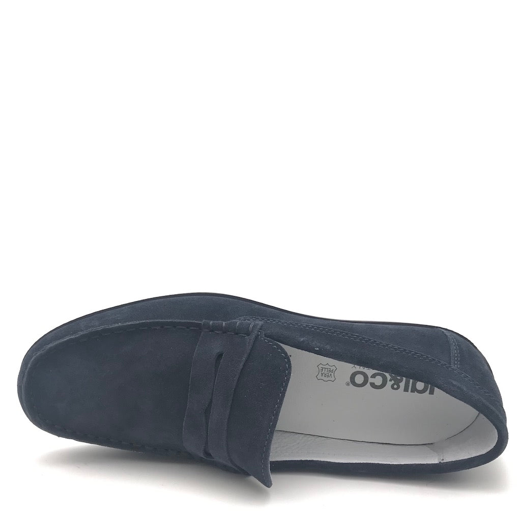 Zulian Calzature Mocassino Luke blu 2025