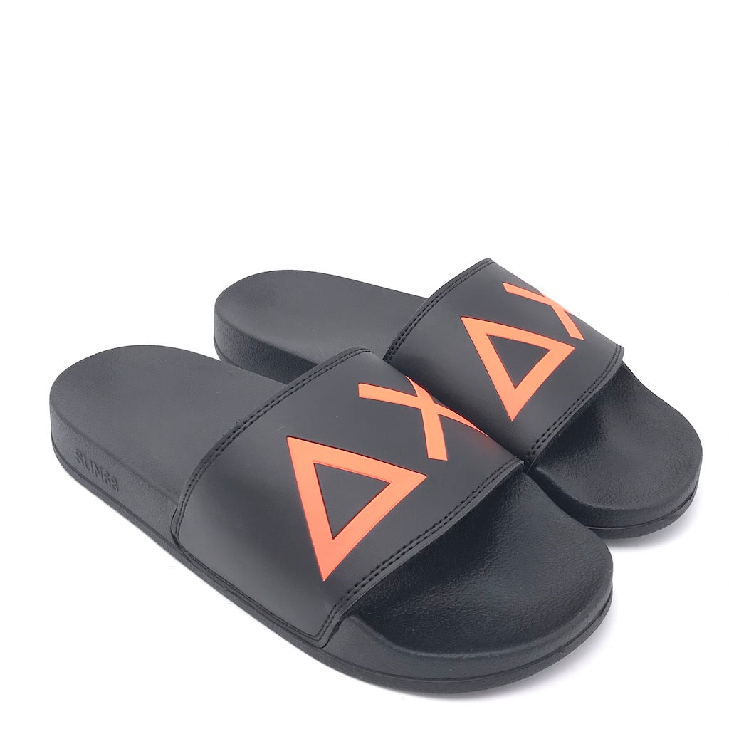 Zulian Calzature Ciabatta Slipper logo nera Italia