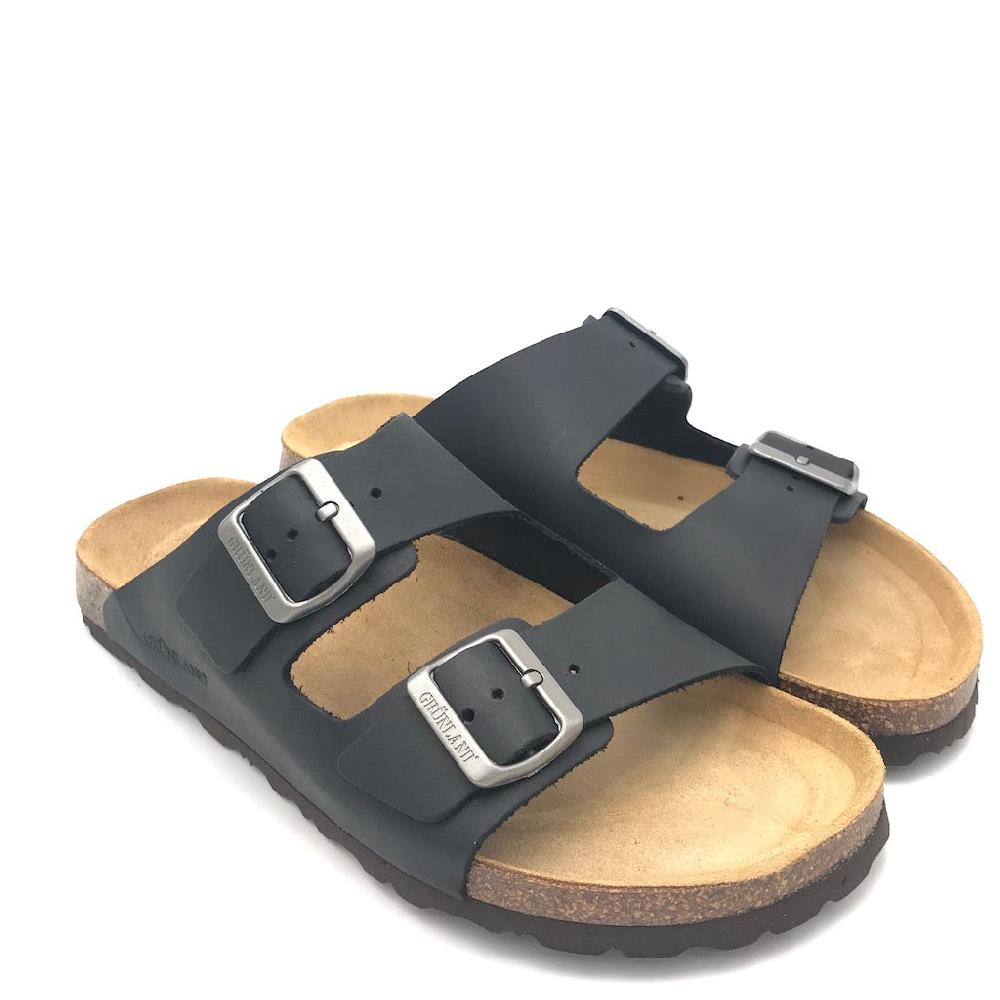 Zulian Calzature Ciabatta Bobo nera In Linea
