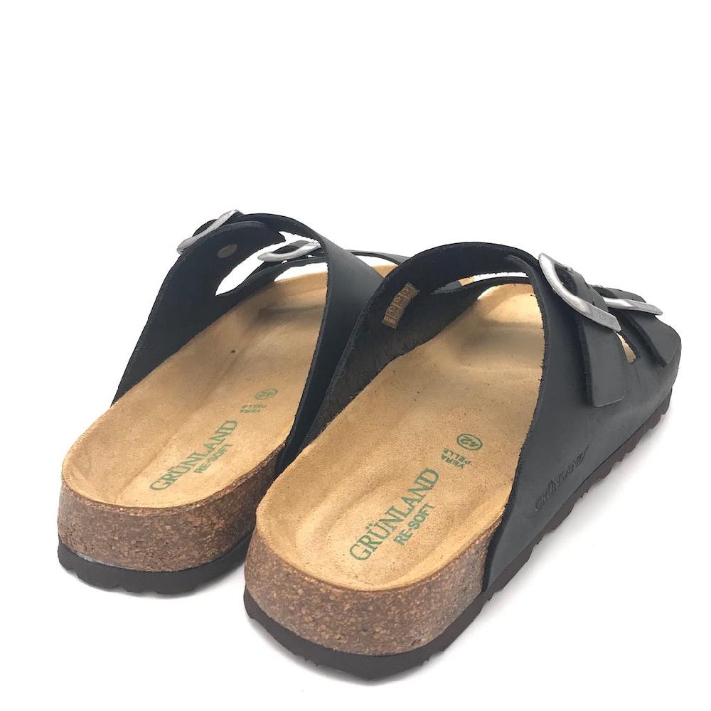 Zulian Calzature Ciabatta Bobo nera In Linea