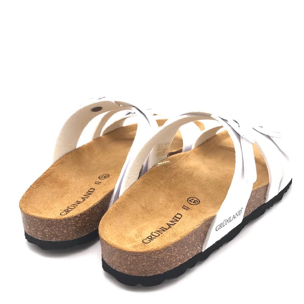 Zulian Calzature Ciabatta Sara fascia incrociata bianca Vendita