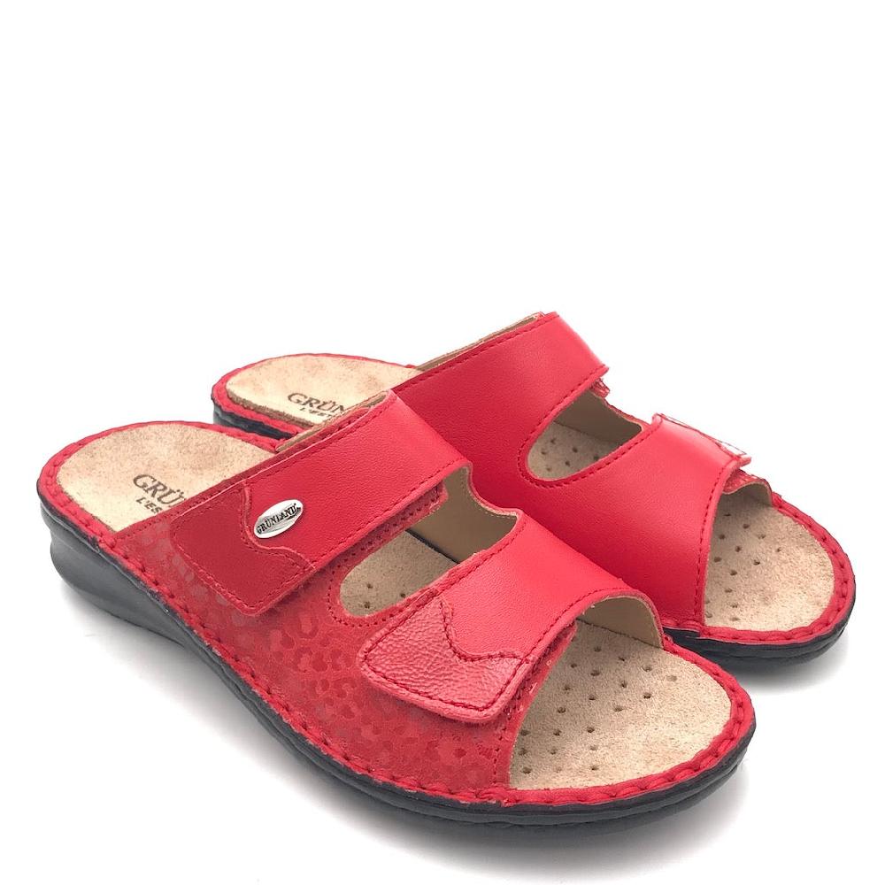 Zulian Calzature Ciabatta Dami rossa Spedizione Gratuita