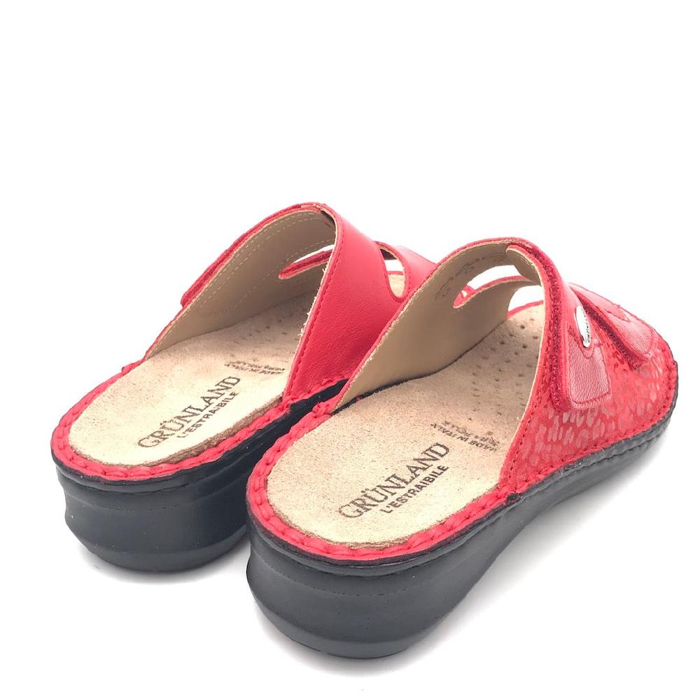 Zulian Calzature Ciabatta Dami rossa Spedizione Gratuita