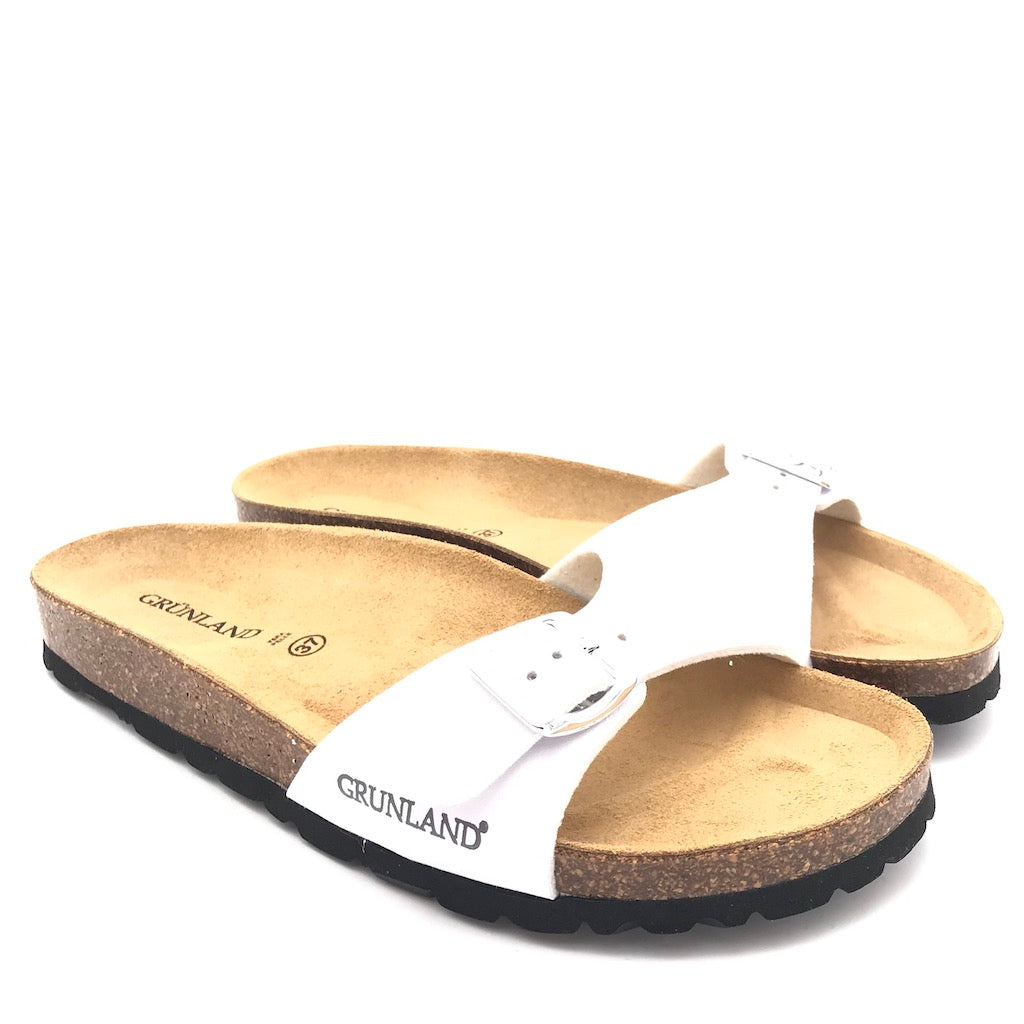 Zulian Calzature Ciabatta Sara fascia bianca Qualità Garantita