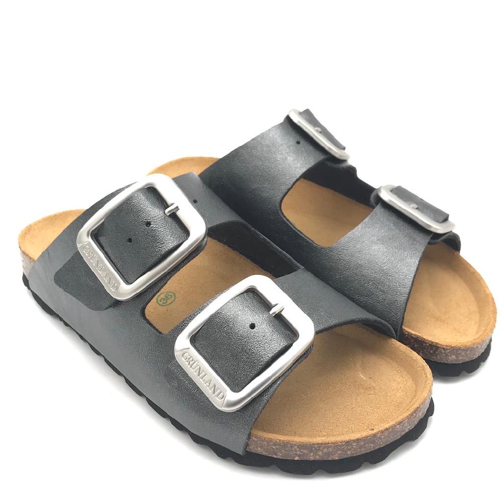 Zulian Calzature Ciabatta Sara doppia fibbia nero Fino Al -60%