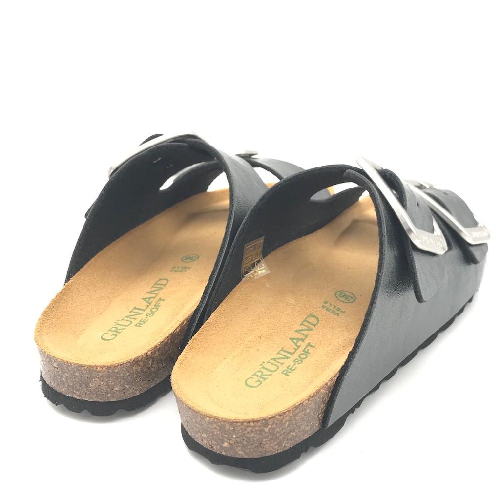 Zulian Calzature Ciabatta Sara doppia fibbia nero Fino Al -60%