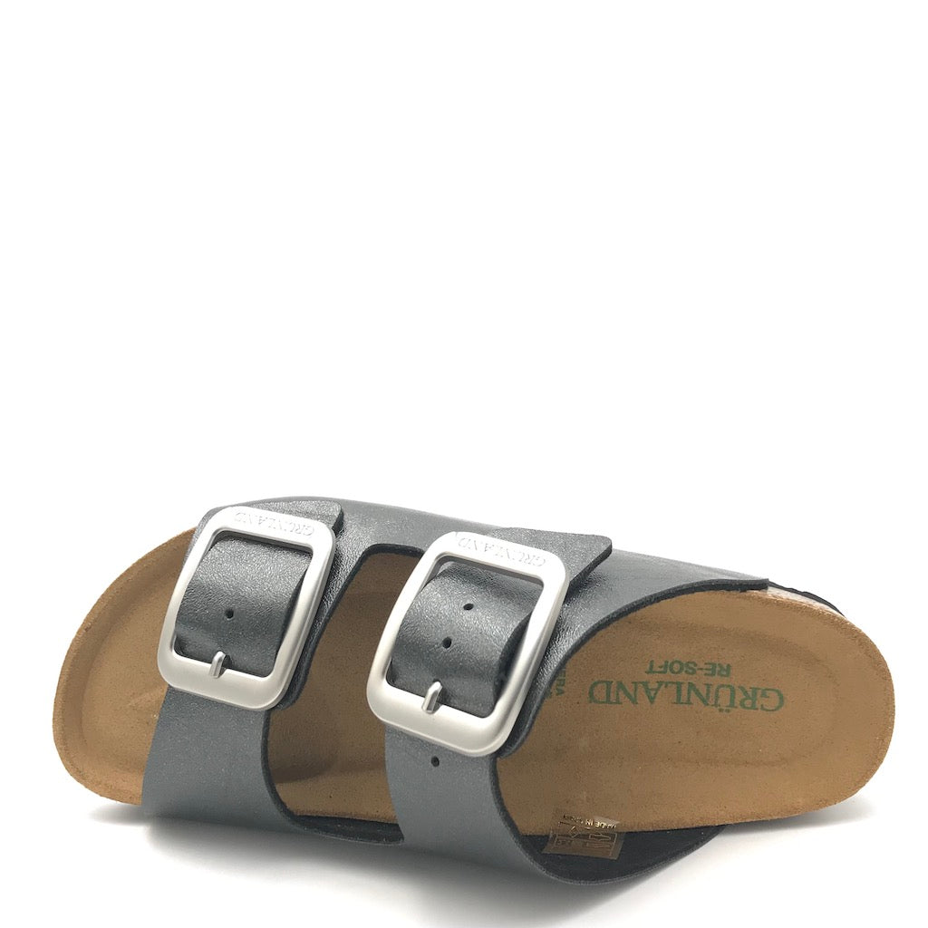 Zulian Calzature Ciabatta Sara doppia fibbia nero Fino Al -60%