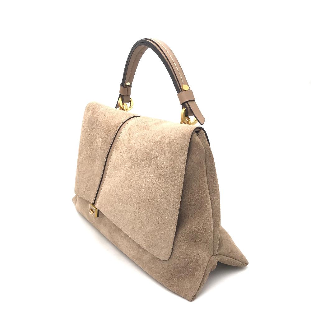 Zulian Calzature Borsa Kendall camoscio visone Presa