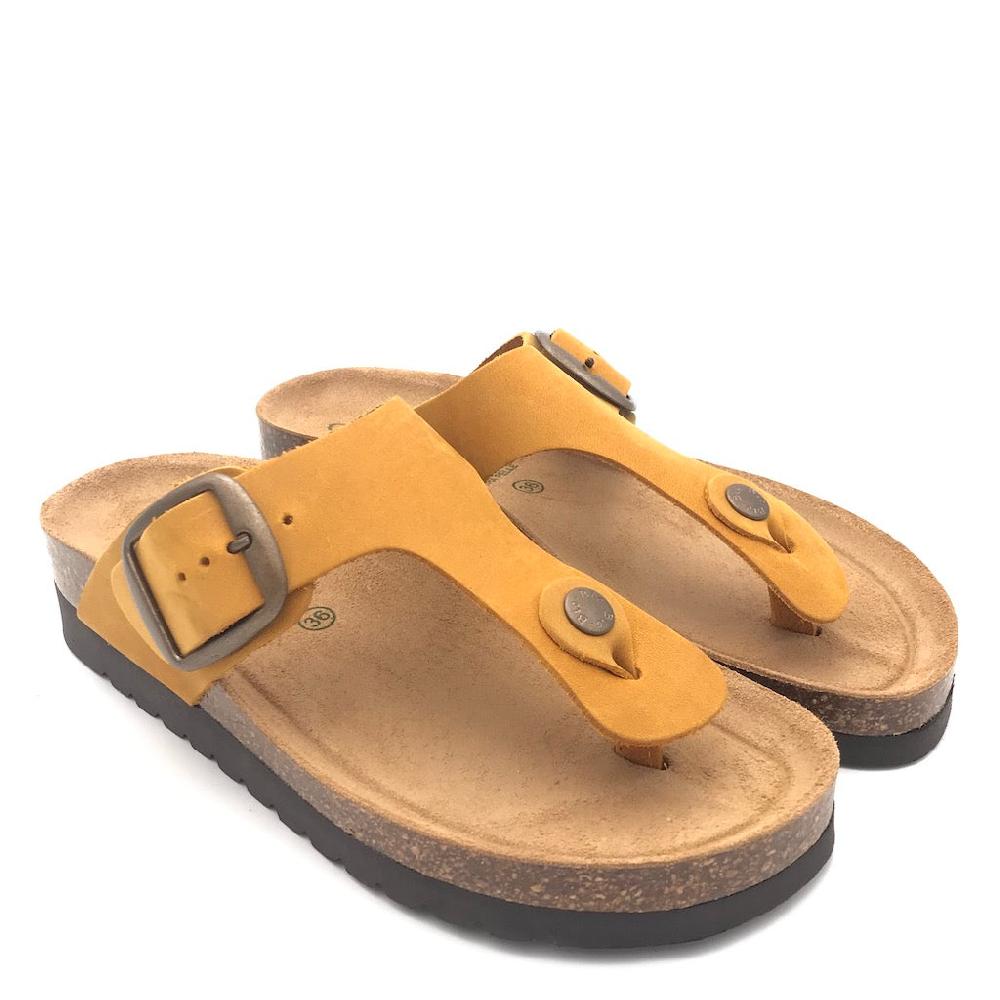 Zulian Calzature Ciabatta Hola infradito ocra Vendita