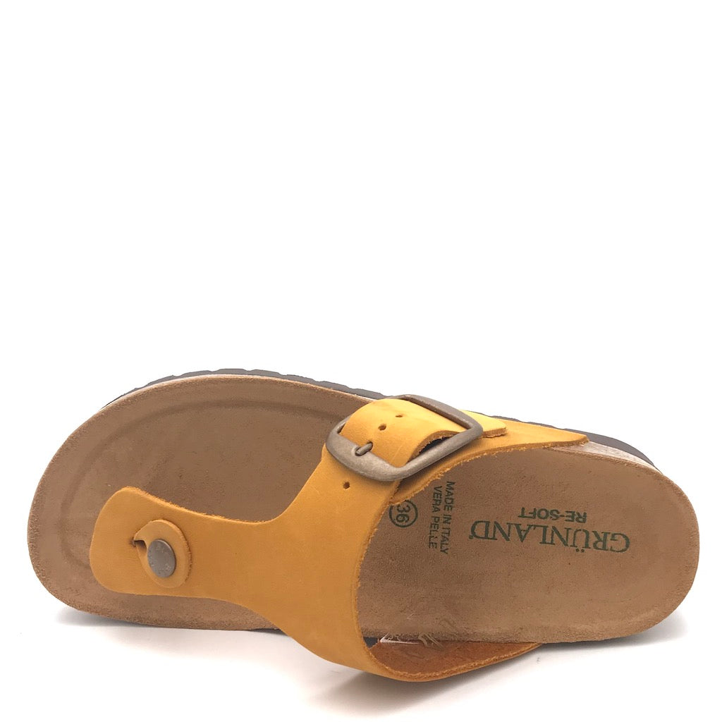 Zulian Calzature Ciabatta Hola infradito ocra Vendita