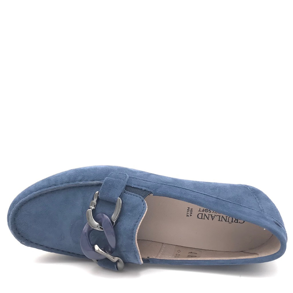 Zulian Calzature Mocassino Tafa blu Spedizione Gratuita