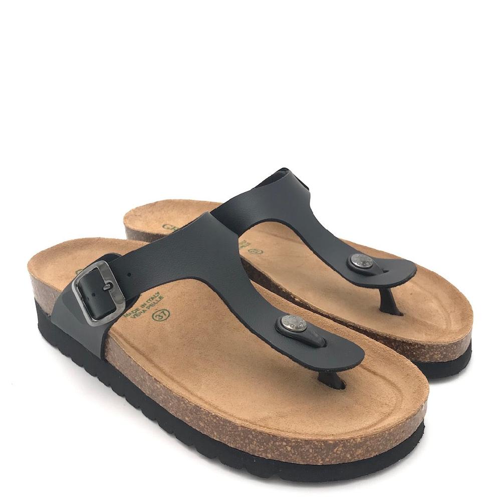 Zulian Calzature Ciabatta Hola infradito nero Consegna Veloce