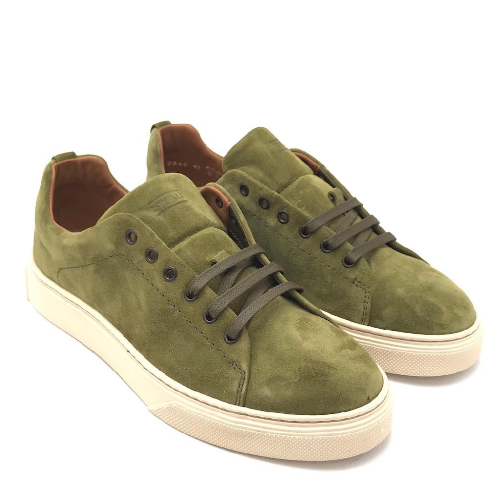 Zulian Calzature Sneakers in crosta foglia Novità