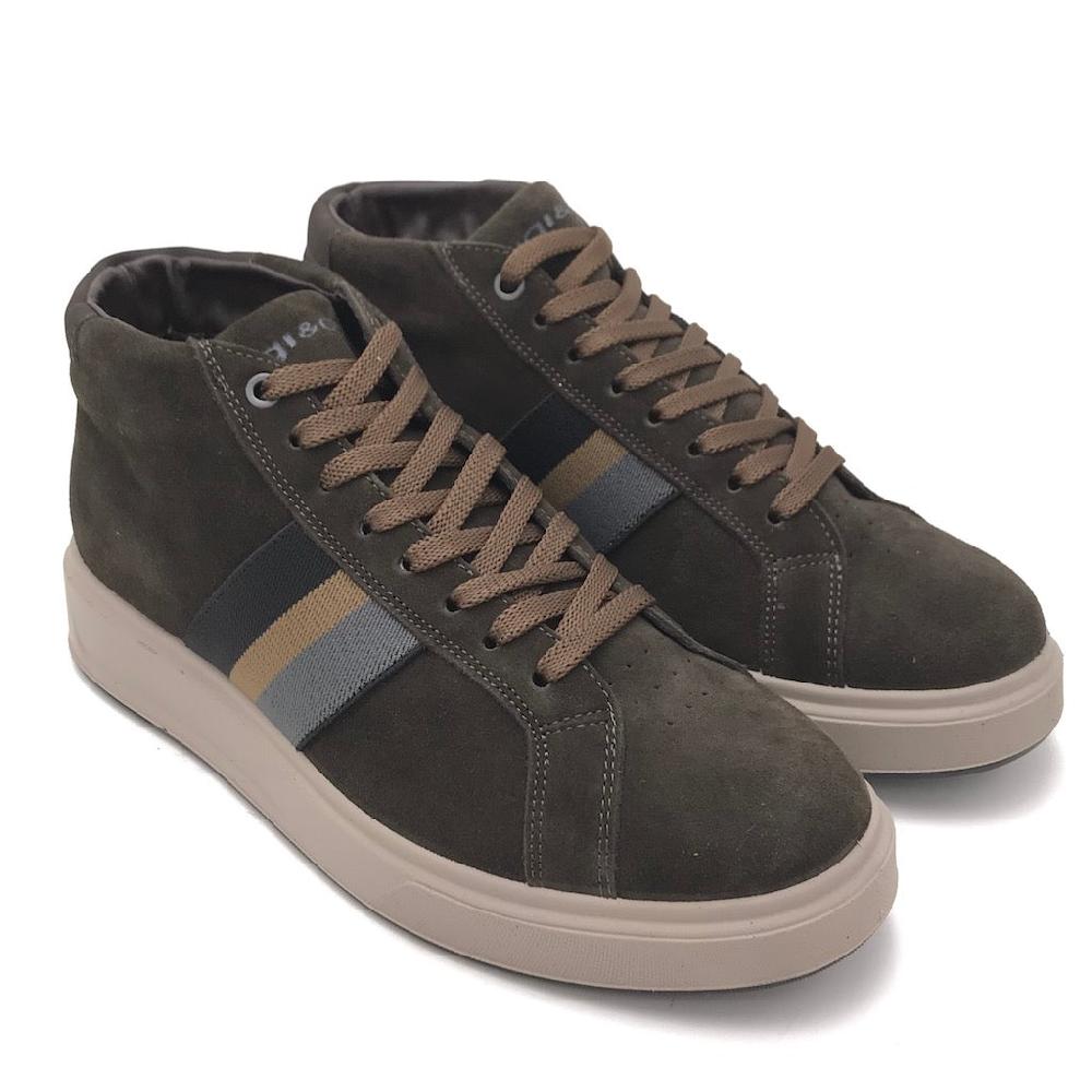 Zulian Calzature Sneakers Sten caffè Presa