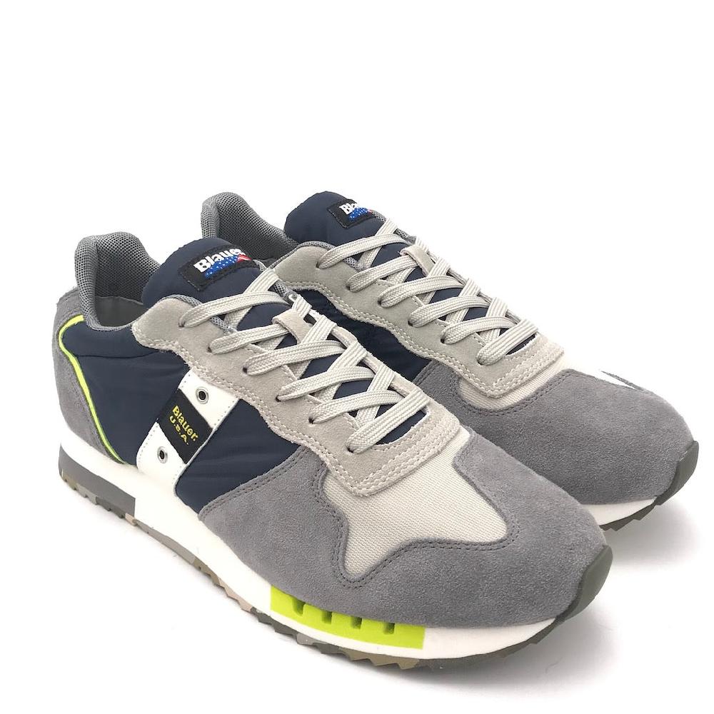 Zulian Calzature Sneakers Queens01 Dir navy-grey Nuova