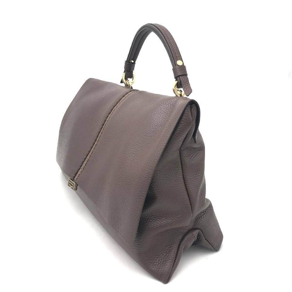 Zulian Calzature Borsa Kendall large cioccolato Presa