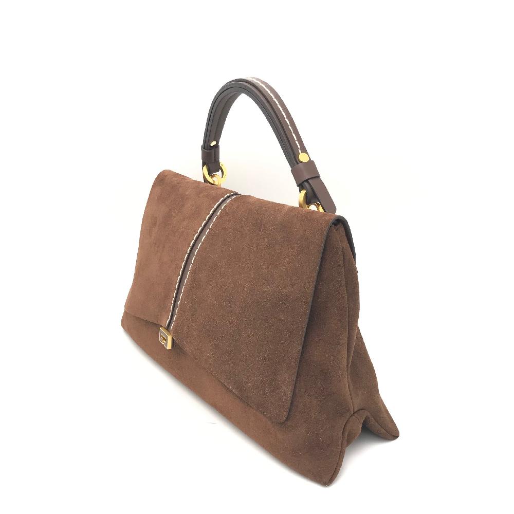 Zulian Calzature Borsa Kendall camoscio marrone Economico